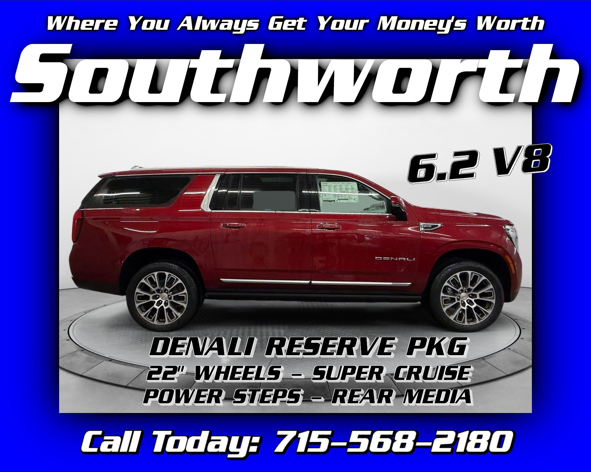 New 2026 GMC Yukon XL Denali w/ Denali Reserve Package