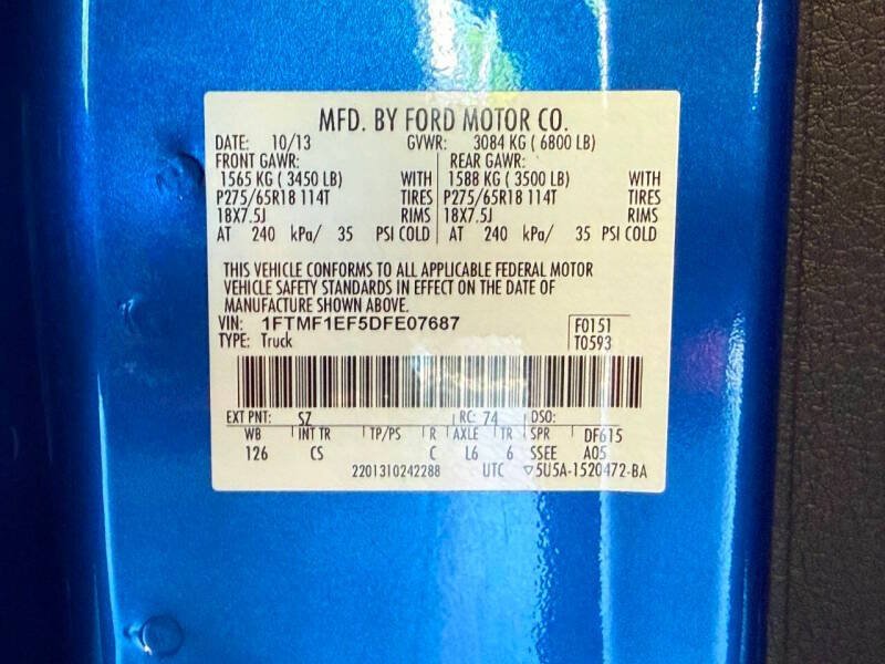Used 2013 Ford F150 STX w/ Mid Equipment Group AWD/4WD image 30