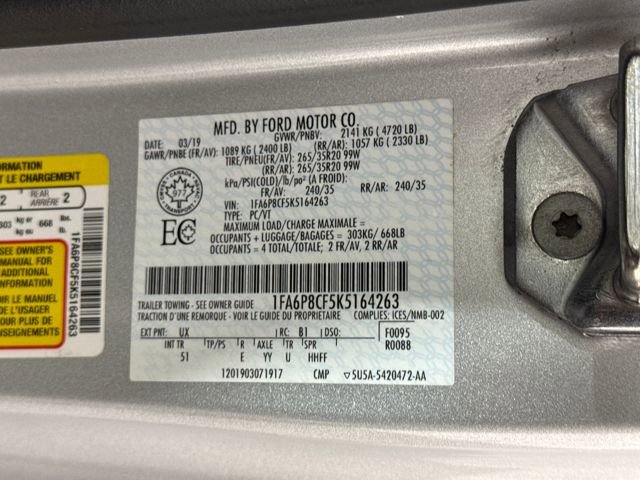 Used 2019 Ford Mustang GT Premium w/ Equipment Group 401A image 32