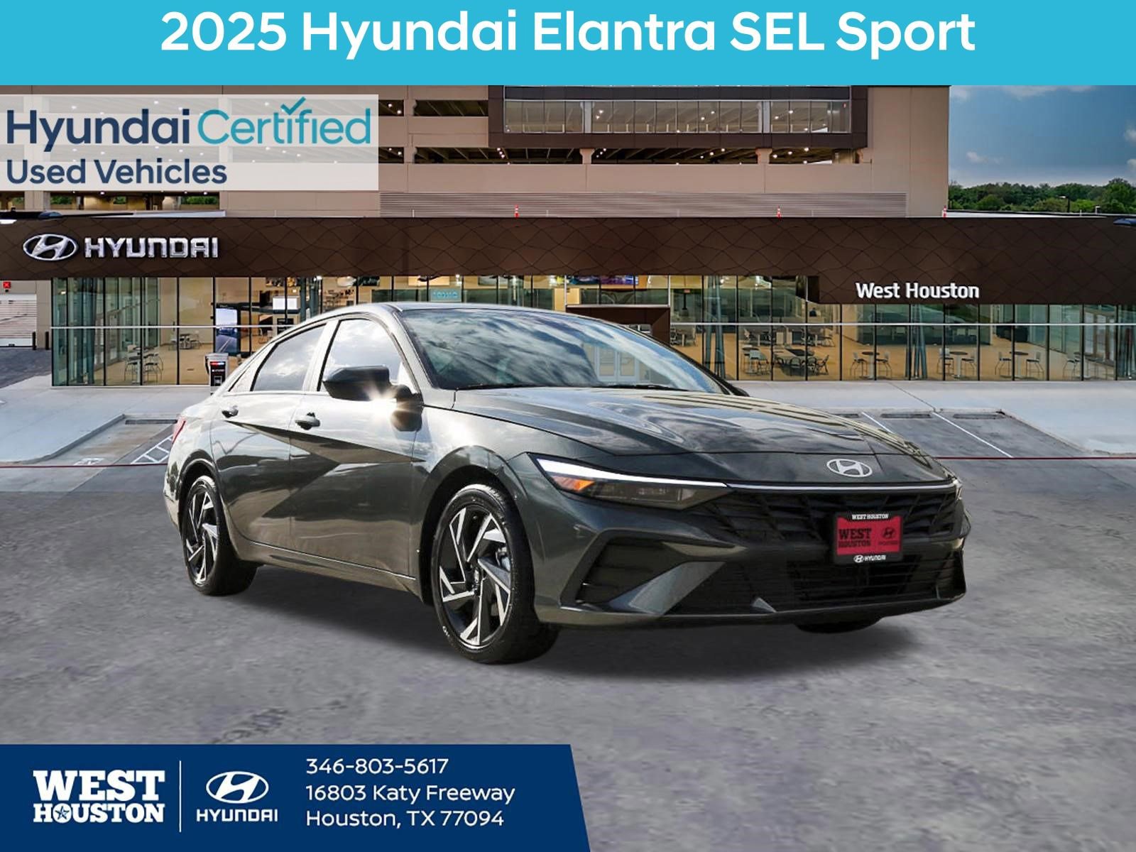 Certified 2025 Hyundai Elantra Sport