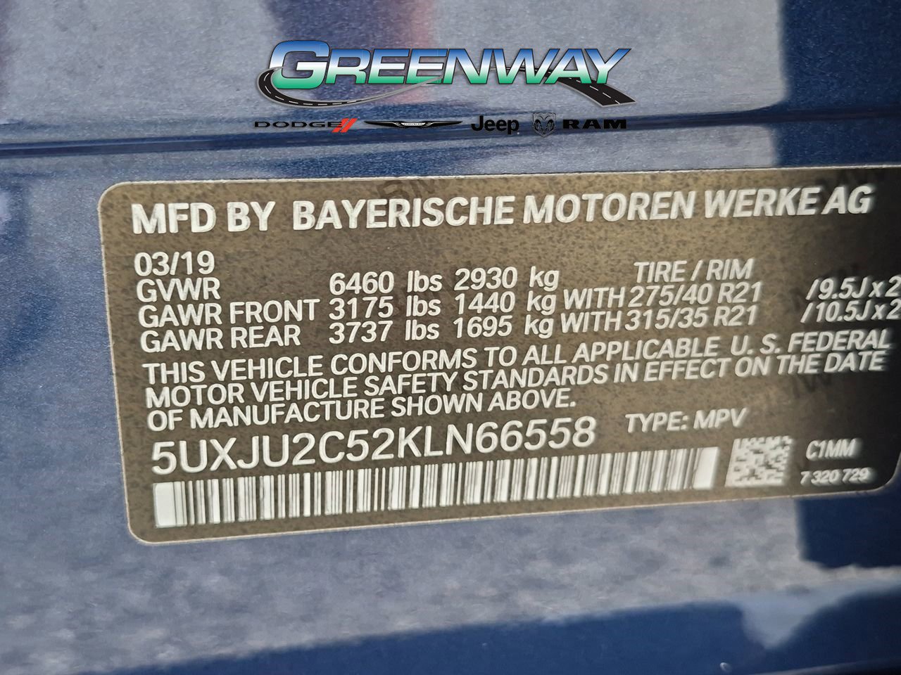 Used 2019 BMW X5 xDrive50i w/ M Sport Package AWD/4WD image 26