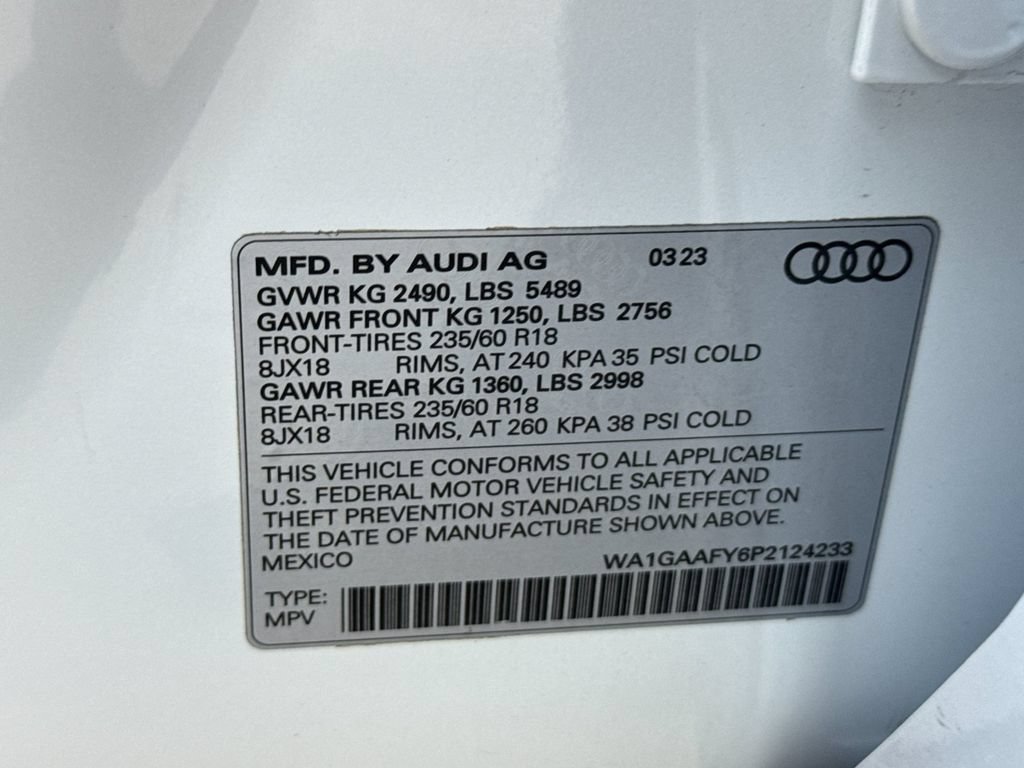 Used 2023 Audi Q5 2.0T Premium w/ Convenience Package AWD/4WD image 29
