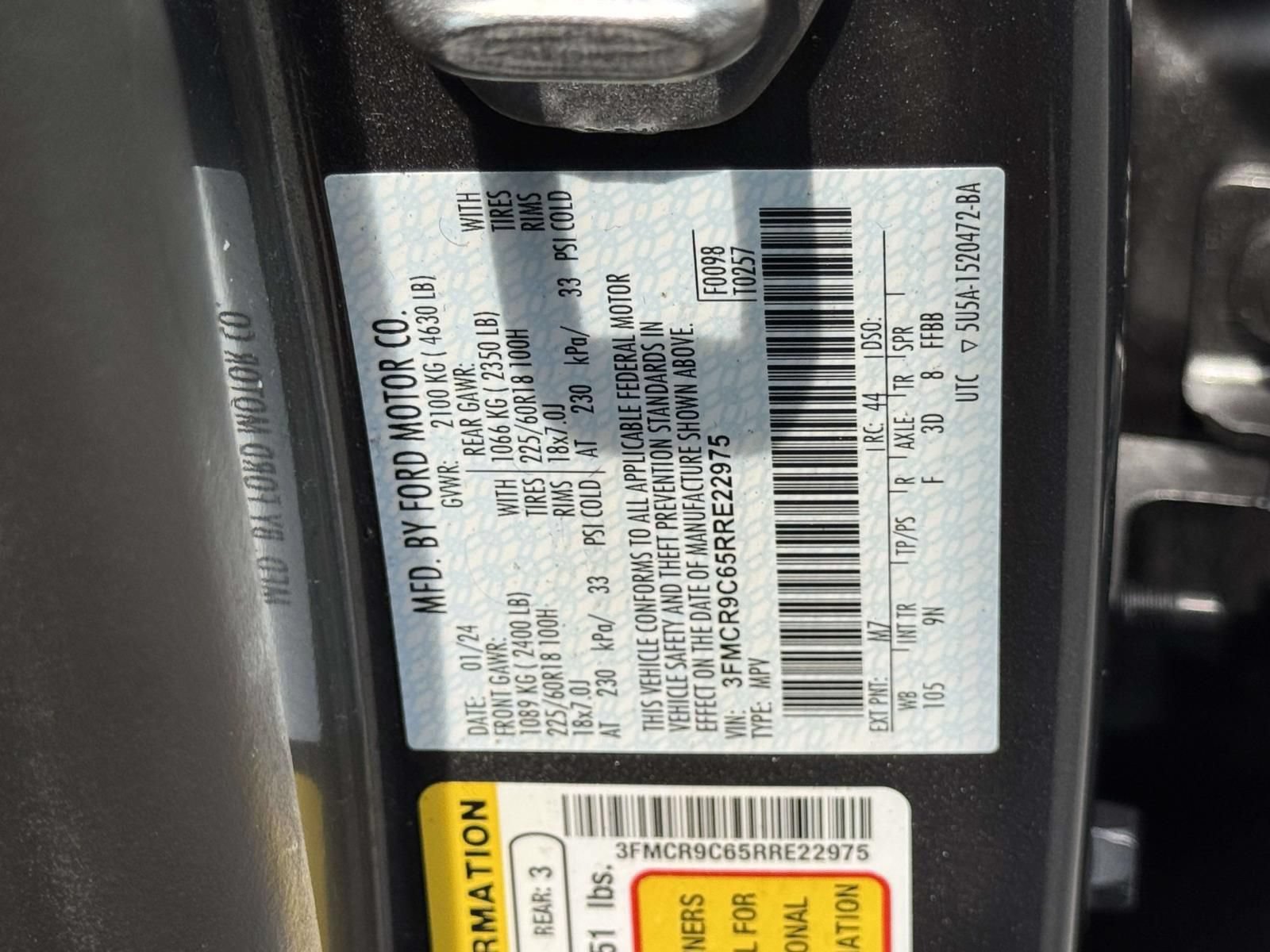 Used 2024 Ford Bronco Sport Outer Banks w/ Tech Package AWD/4WD image 30
