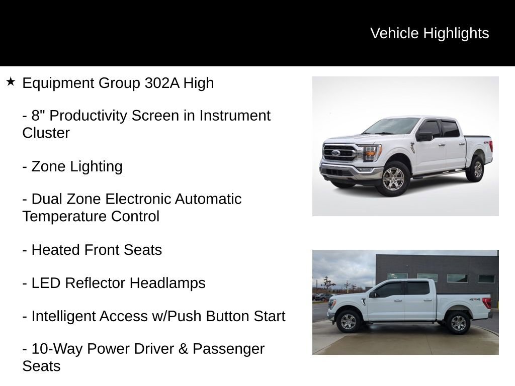 Certified 2023 Ford F150 XLT w/ Equipment Group 302A High image 11