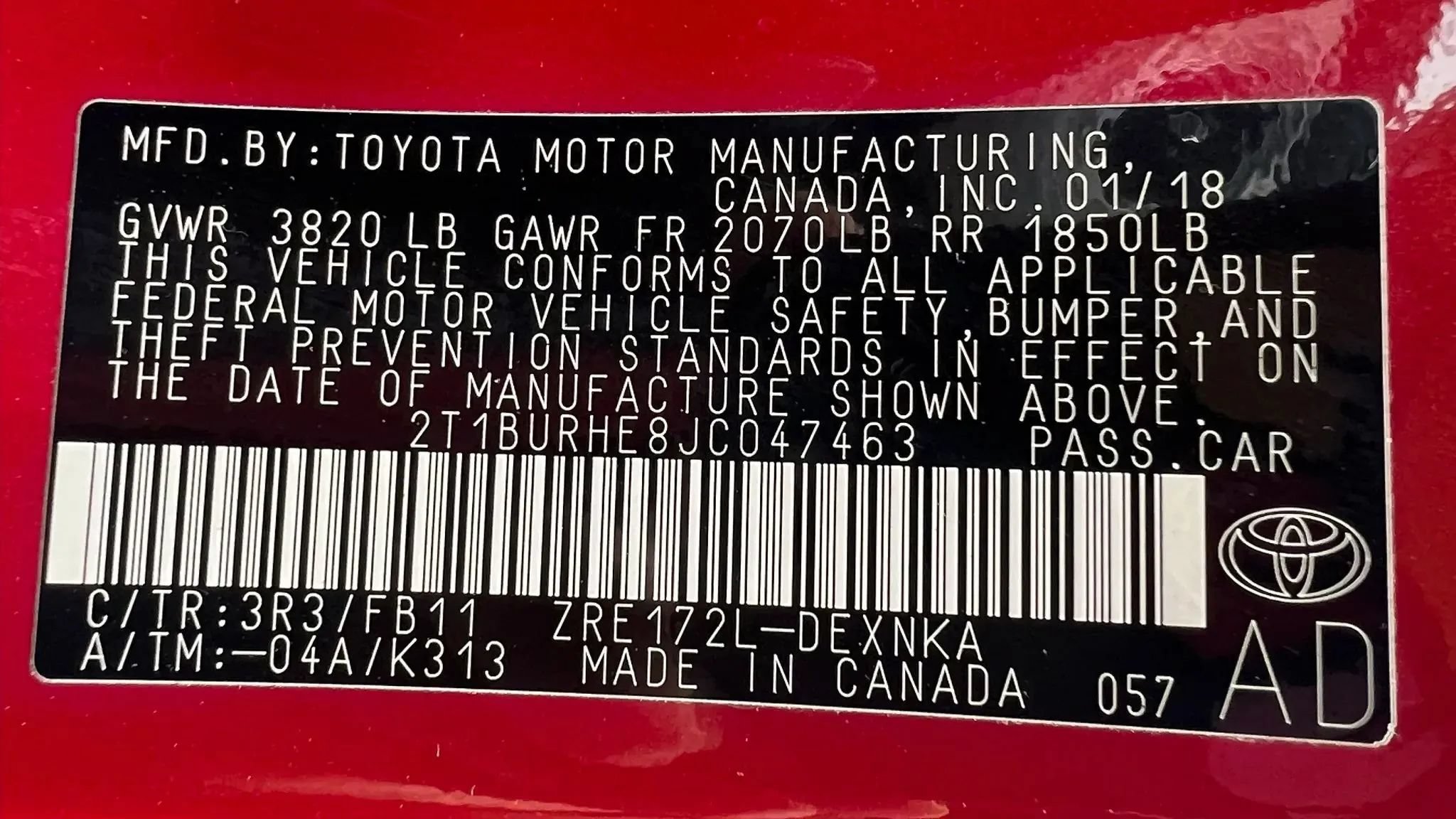 Used 2018 Toyota Corolla LE w/ Body Protection Package FWD image 50