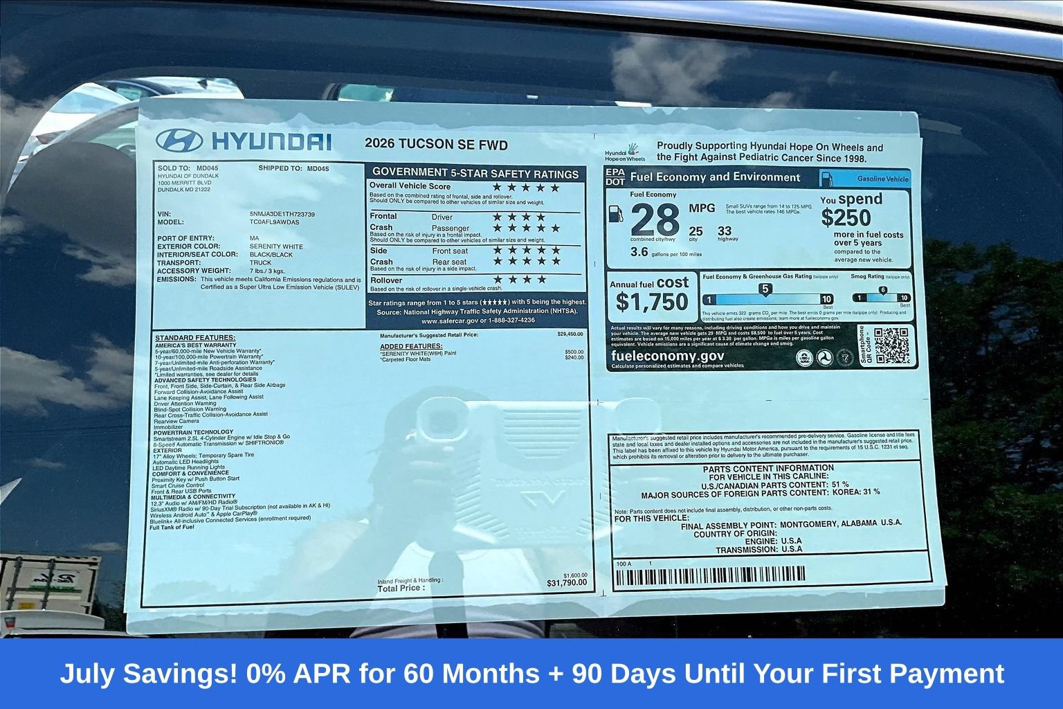 New 2026 Hyundai Tucson SE FWD image 18