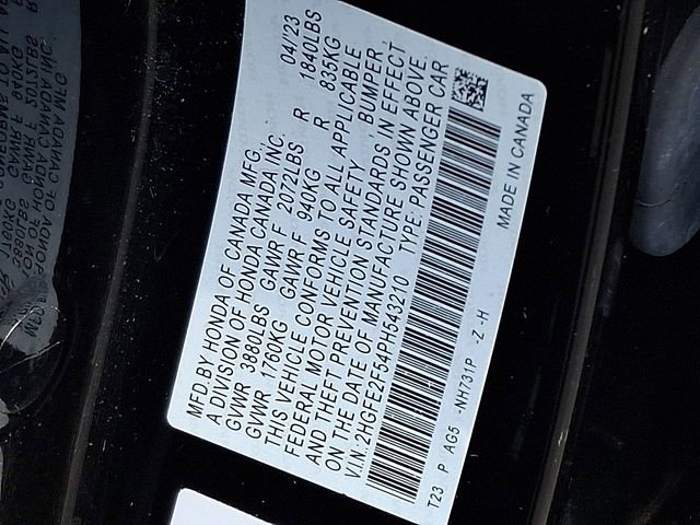 Certified 2023 Honda Civic Sport image 27