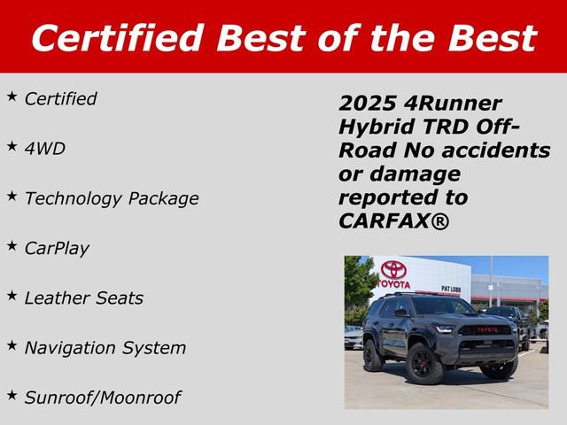 Certified 2025 Toyota 4Runner TRD Off-Road image 39