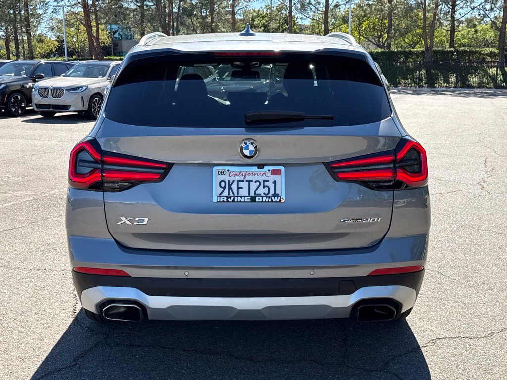 Certified 2023 BMW X3 sDrive30i w/ Convenience Package w/ZPA RWD image 10