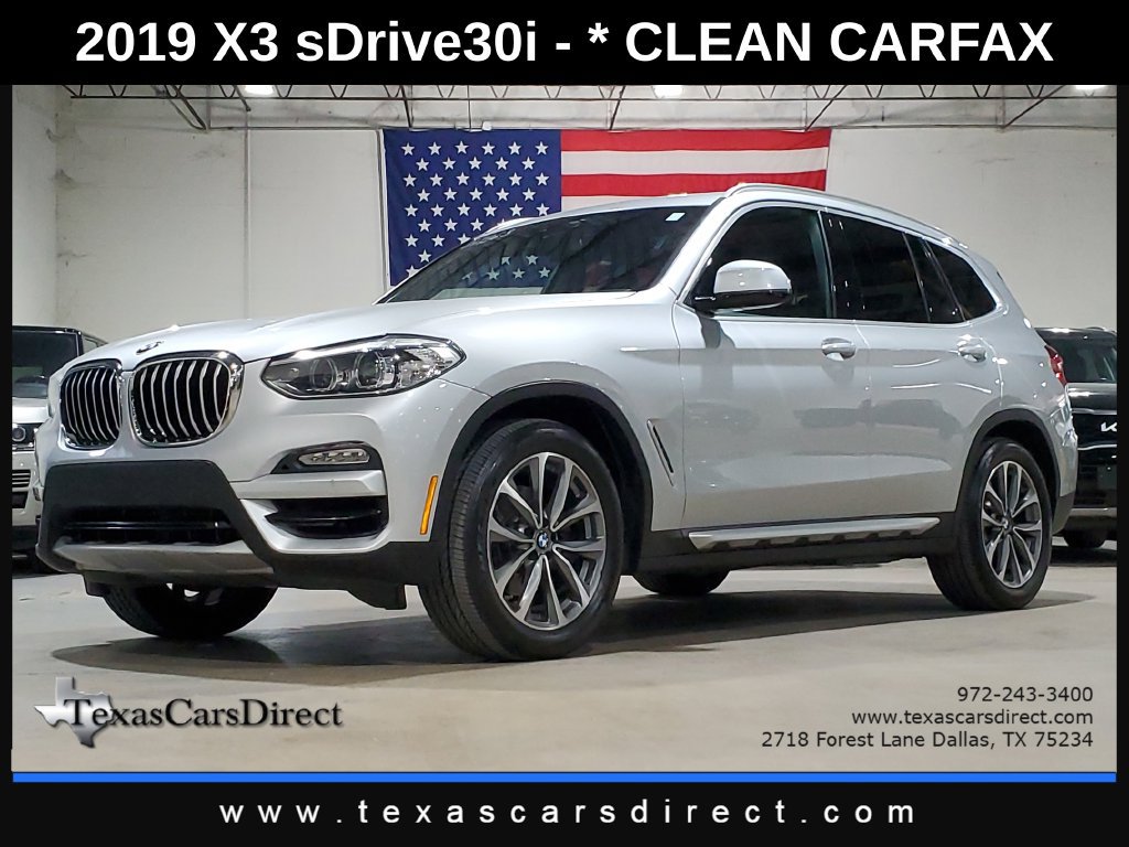 Used 2019 BMW X3 sDrive30i w/ Convenience Package RWD 360° Tour