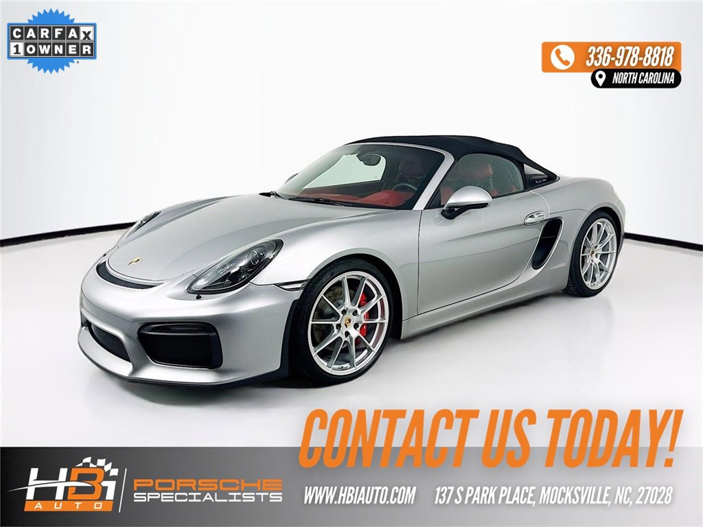 Used 2016 Porsche Boxster Spyder