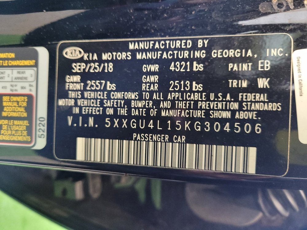 Used 2019 Kia Optima EX w/ EX Premium Package image 33