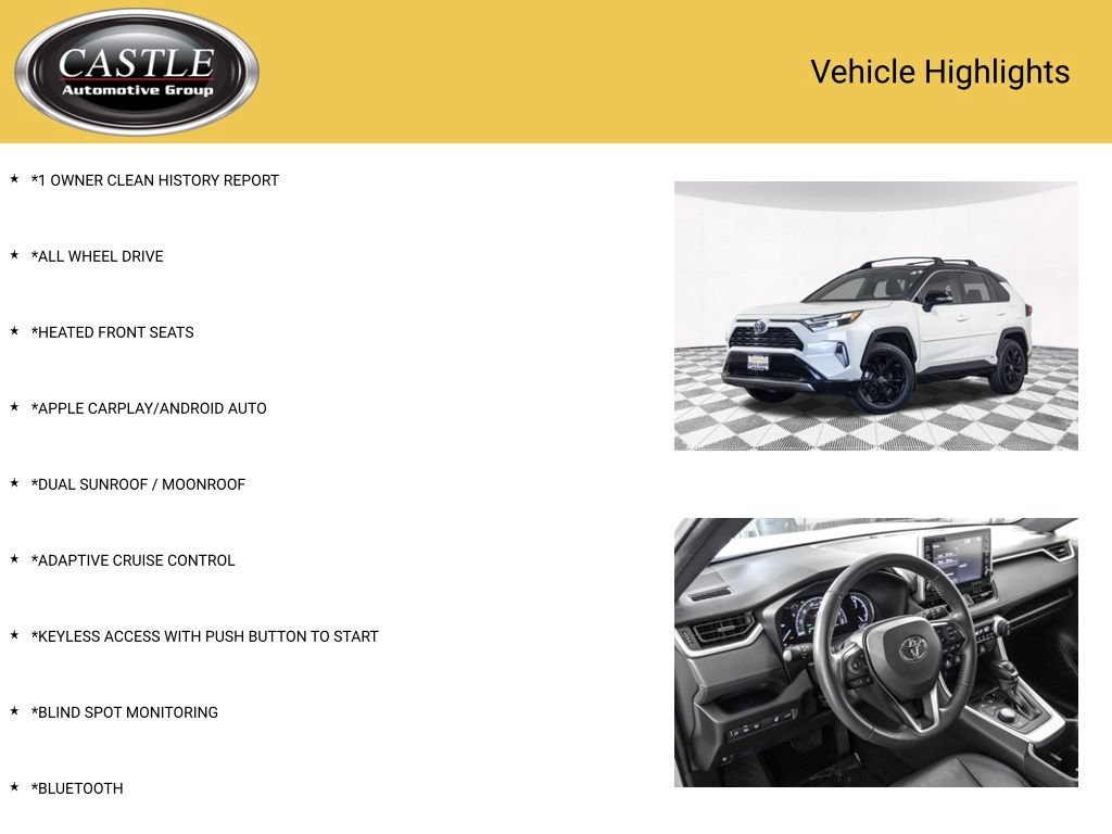 Used 2022 Toyota RAV4 XSE w/ XSE Grade Weather Package AWD/4WD image 3
