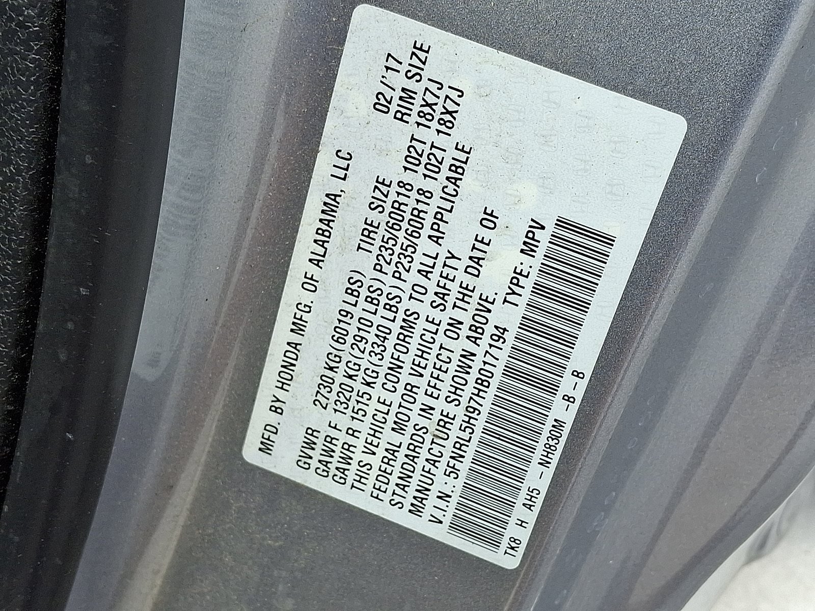 Used 2017 Honda Odyssey Touring image 28