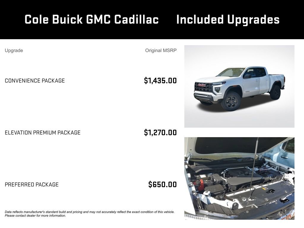 New 2025 GMC Canyon Elevation w/ Convenience Package image 3