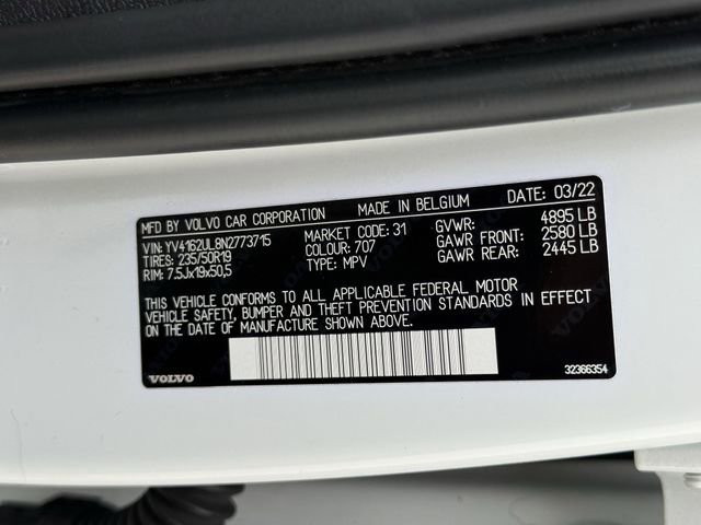 Used 2022 Volvo XC40 T5 Inscription w/ Advanced Package image 37