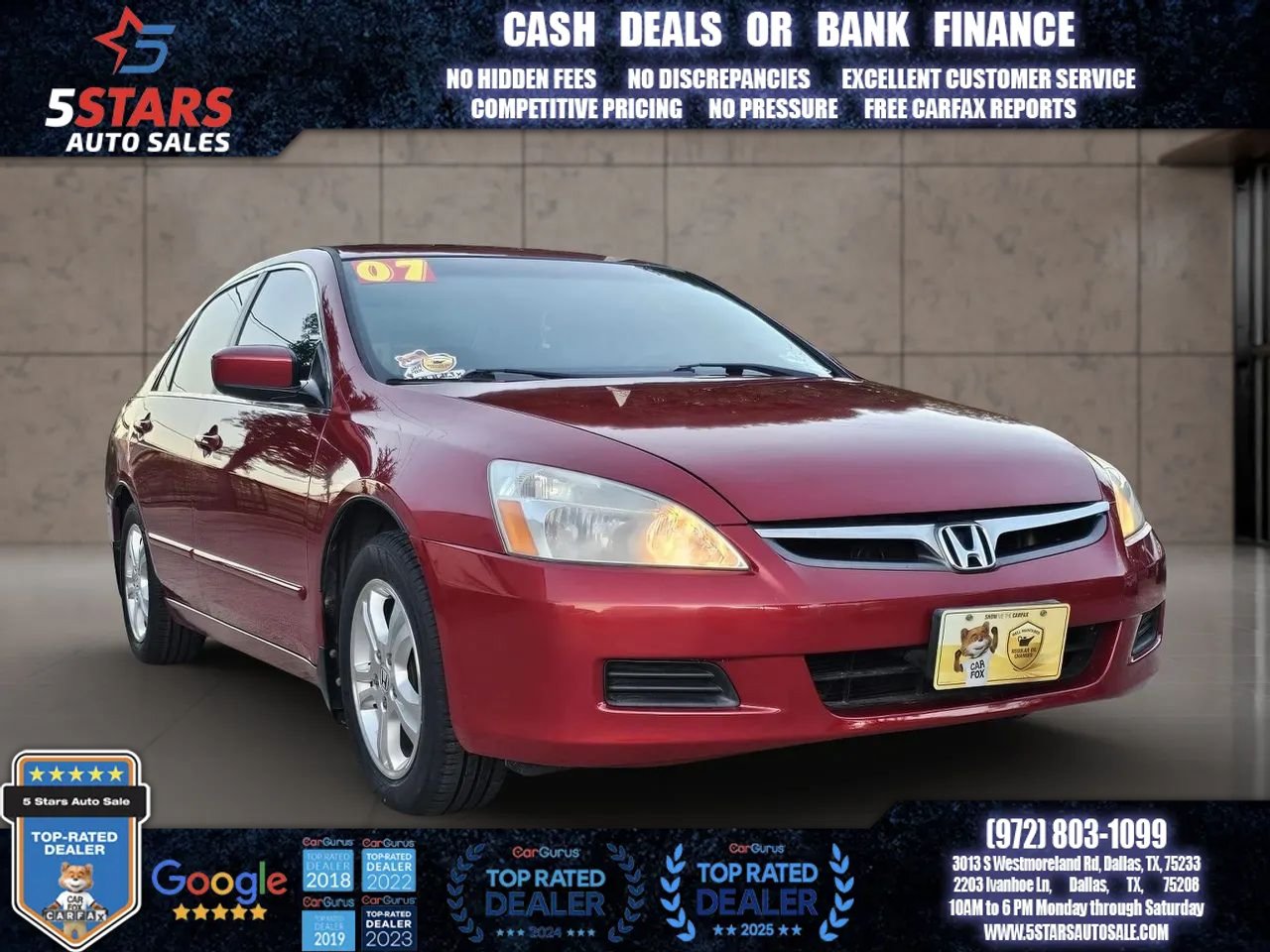 Used 2007 Honda Accord SE image 1