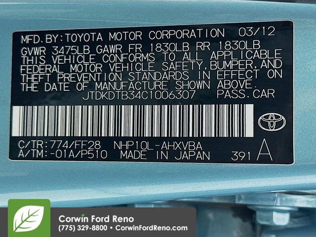 Used 2012 Toyota Prius C Two image 28