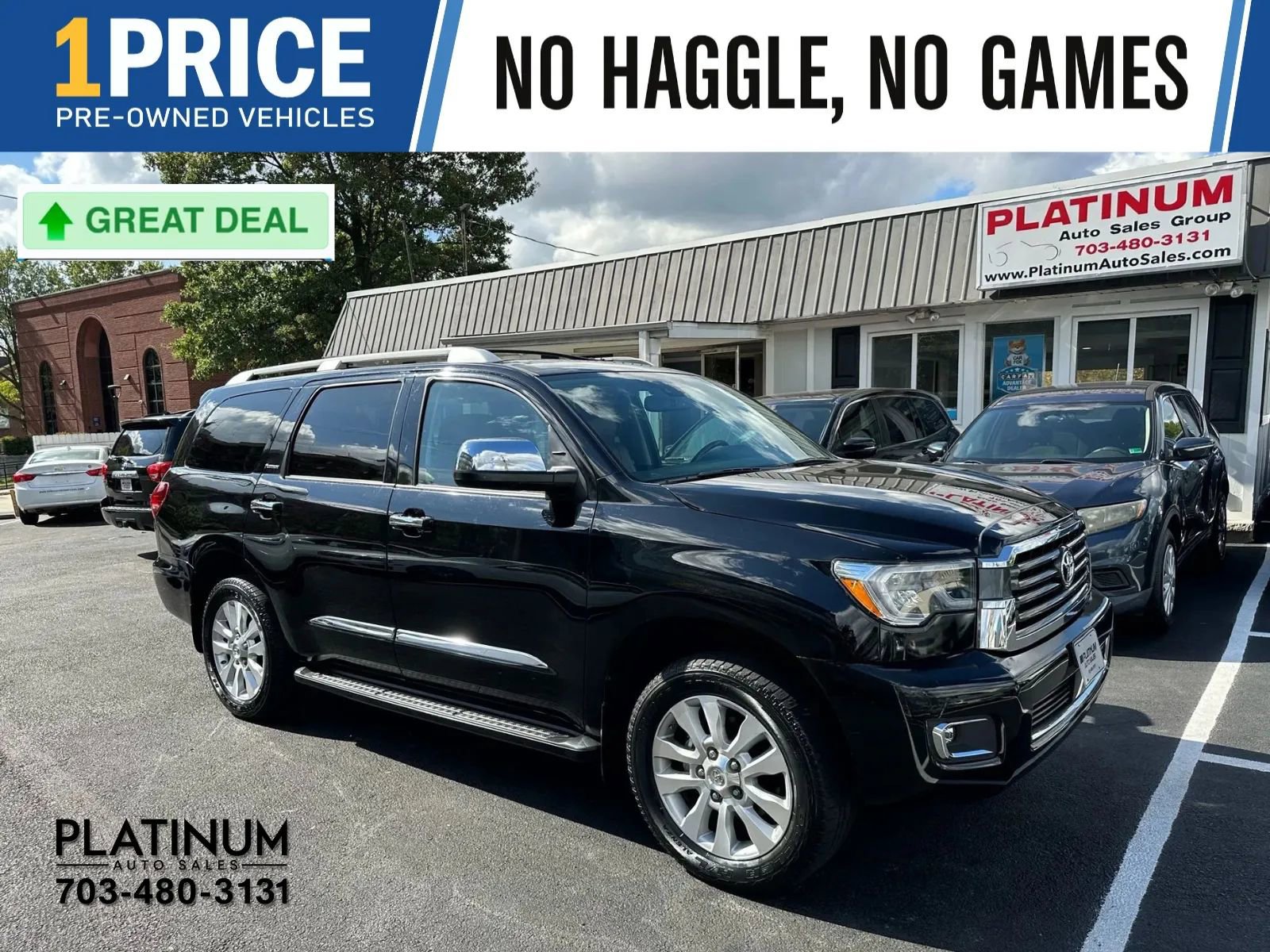 Used 2020 Toyota Sequoia Platinum image 1