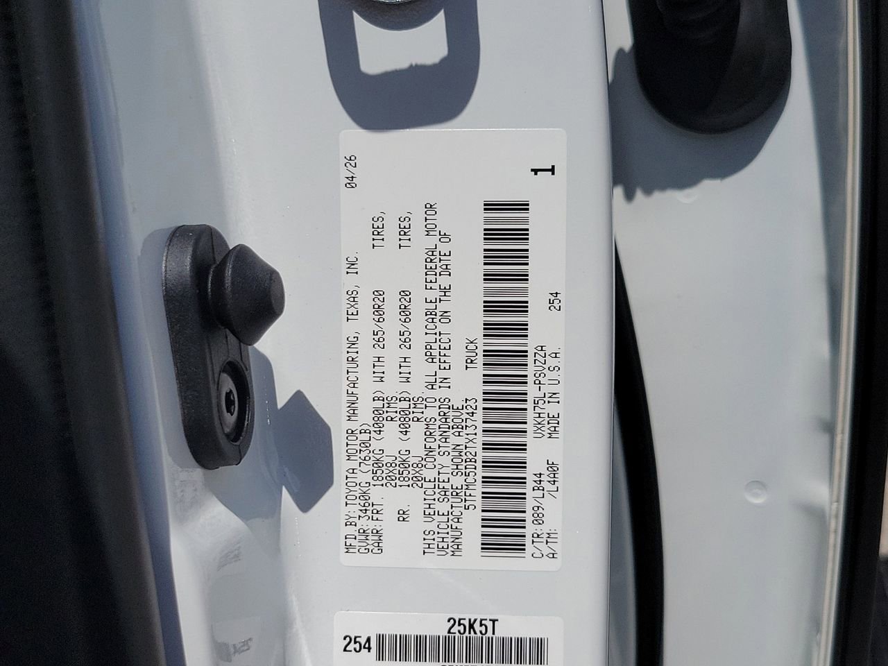 New 2026 Toyota Tundra 1794 Edition AWD/4WD image 32