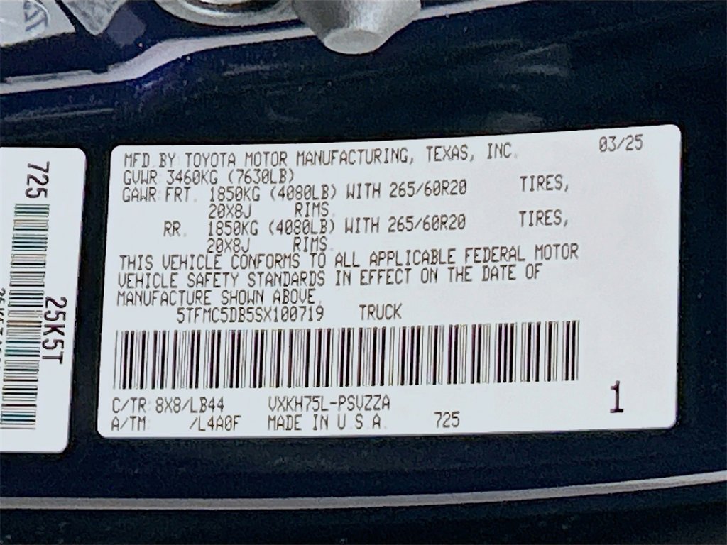 New 2025 Toyota Tundra 1794 Edition image 31