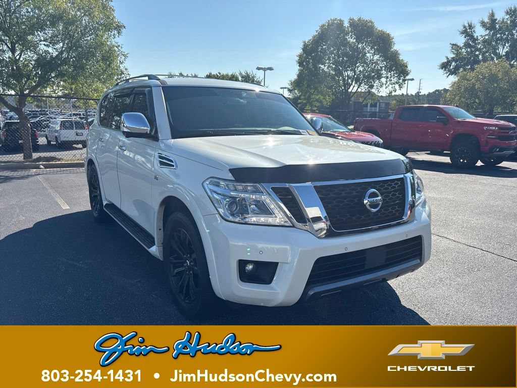 Used 2020 Nissan Armada Platinum w/ Captain's Chairs Package RWD image 1