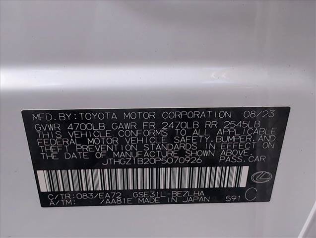 Used 2023 Lexus IS 350 F Sport w/ Navigation Package RWD image 30