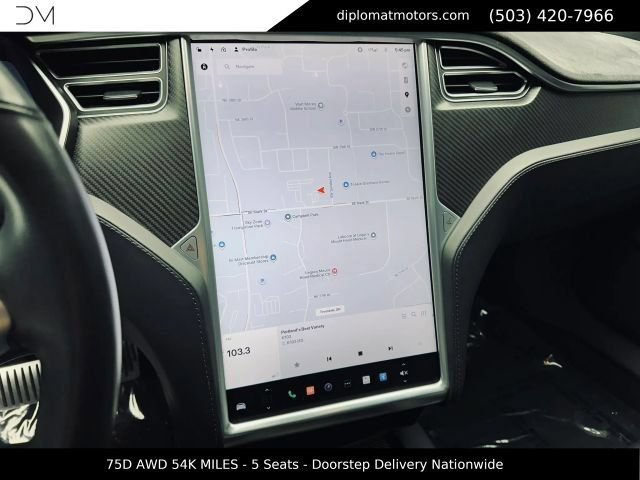 Used 2017 Tesla Model S 75D AWD/4WD image 32