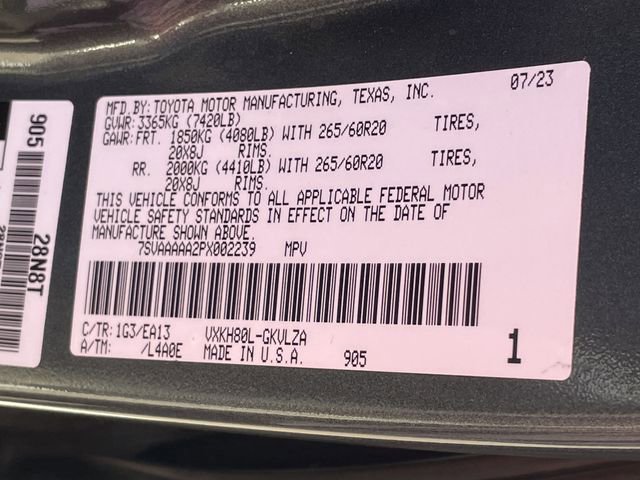 Used 2023 Toyota Sequoia Limited image 34