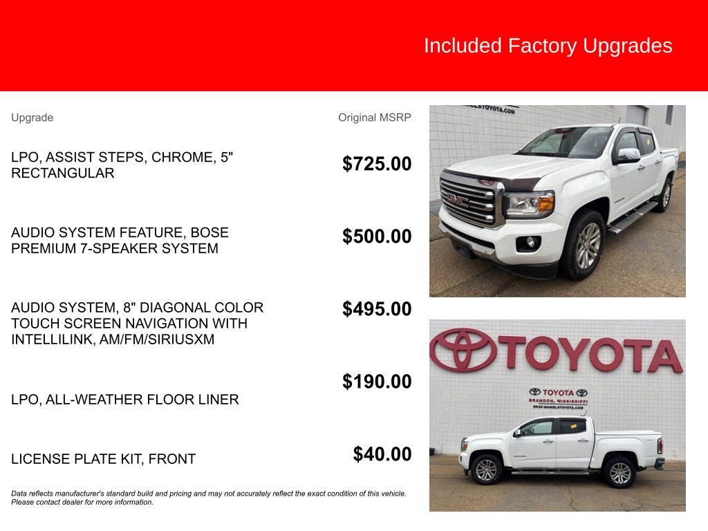 Used 2016 GMC Canyon SLT AWD/4WD image 5