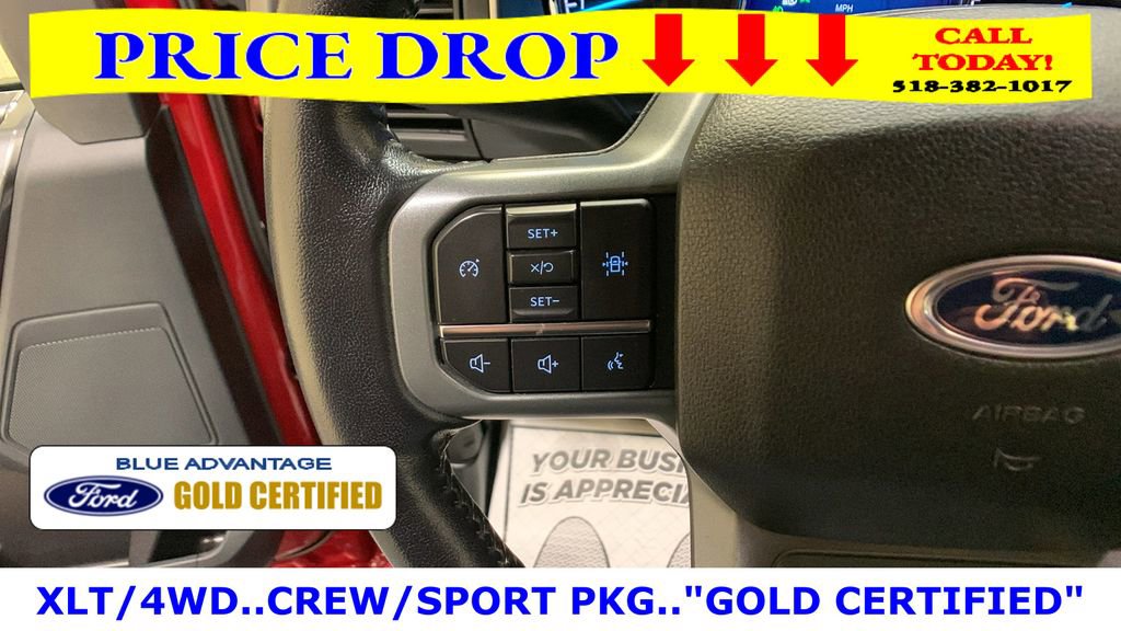 Certified 2022 Ford F150 XLT w/ Equipment Group 302A High image 35