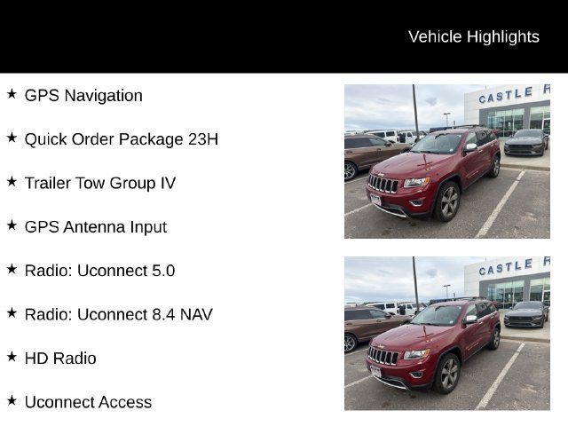 Used 2015 Jeep Grand Cherokee Limited w/ Trailer Tow Group IV AWD/4WD image 8