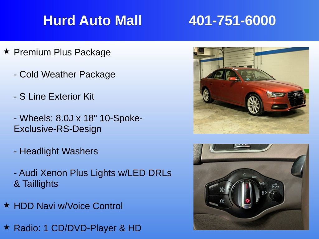 Used 2014 Audi A4 2.0T Premium Plus w/ Premium Plus Package image 18