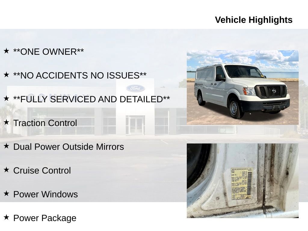 Used 2016 Nissan NV 2500 S w/ Power Package image 6