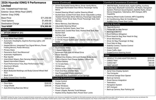 New 2026 Hyundai Ioniq 9 Limited image 40