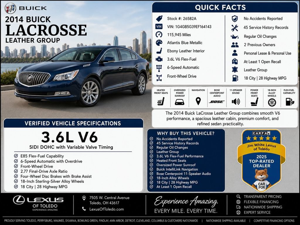 Used 2014 Buick LaCrosse Leather FWD image 1