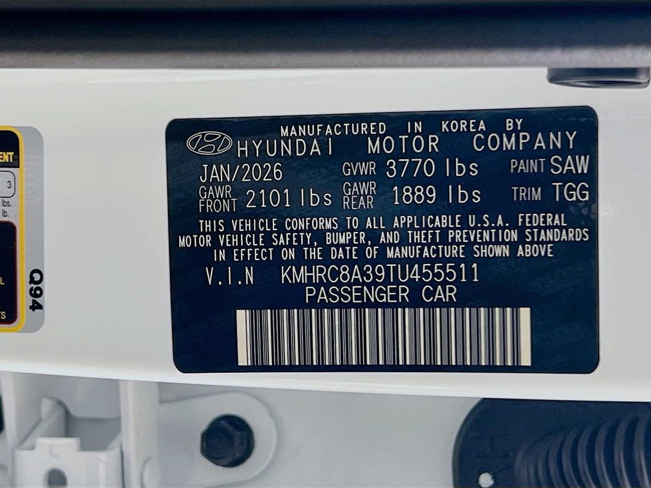 New 2026 Hyundai Venue SEL FWD image 20