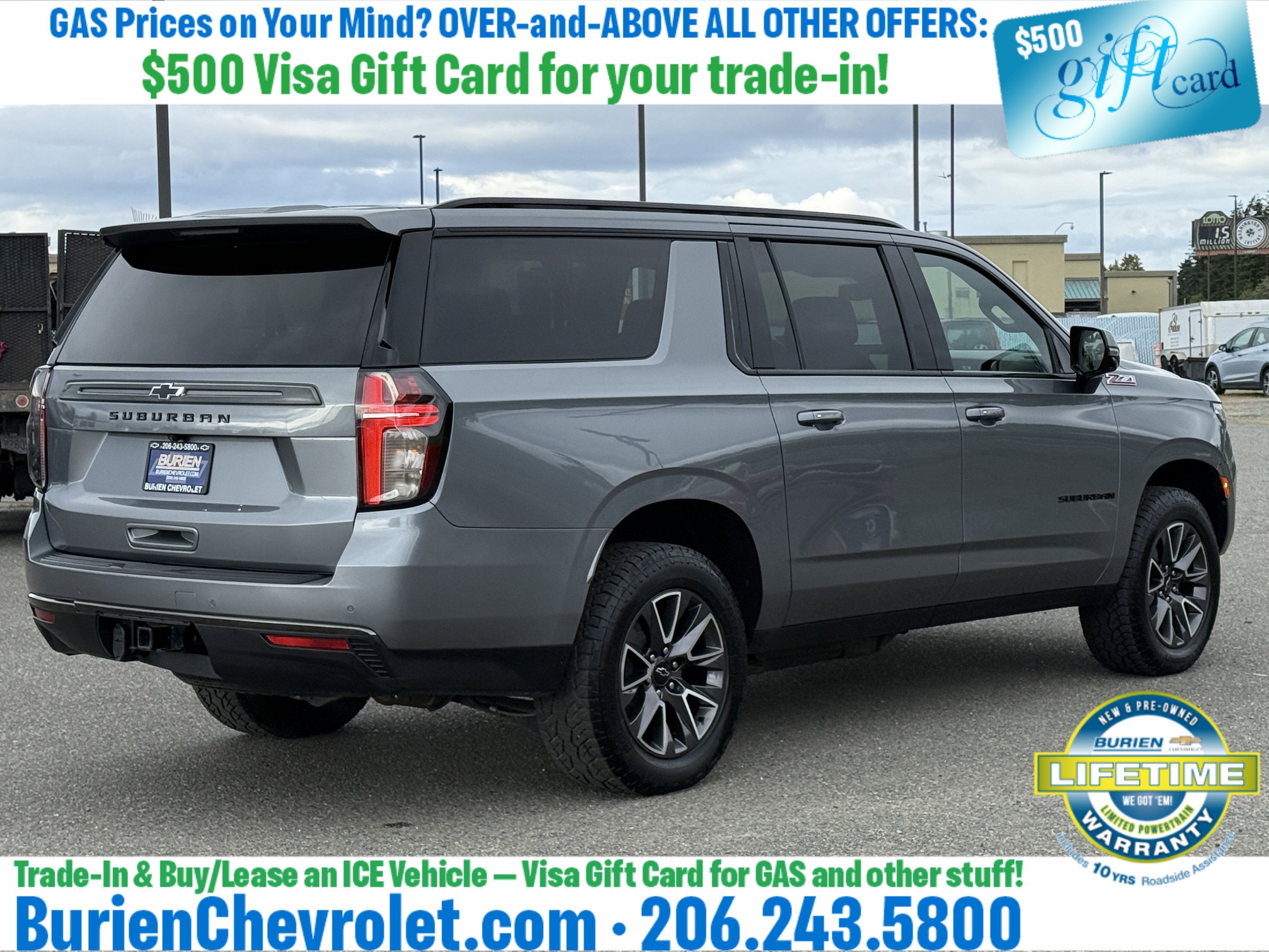 Used 2022 Chevrolet Suburban Z71 w/ Luxury Package AWD/4WD image 5