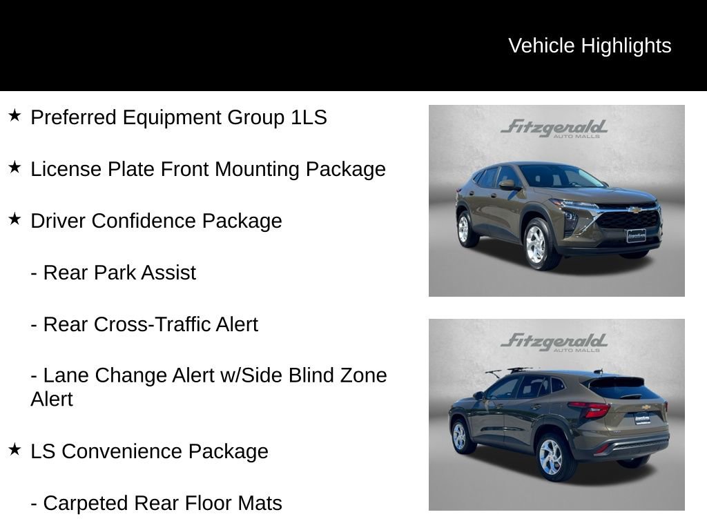 Used 2024 Chevrolet Trax LS w/ LS Convenience Package FWD image 9