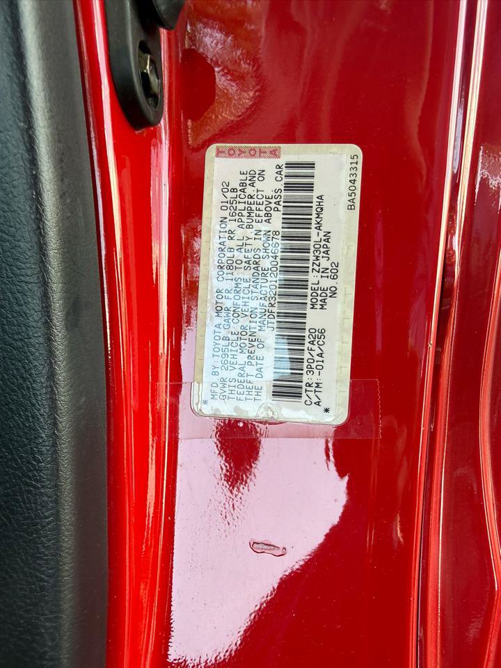 Used 2002 Toyota MR2 RWD image 23