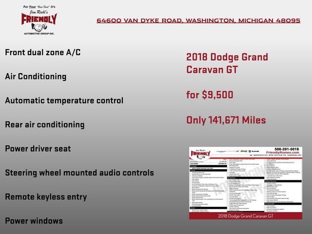 Used 2018 Dodge Grand Caravan GT FWD image 11