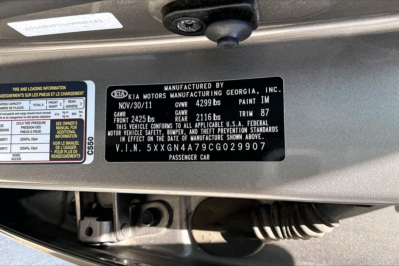 Used 2012 Kia Optima EX FWD image 29