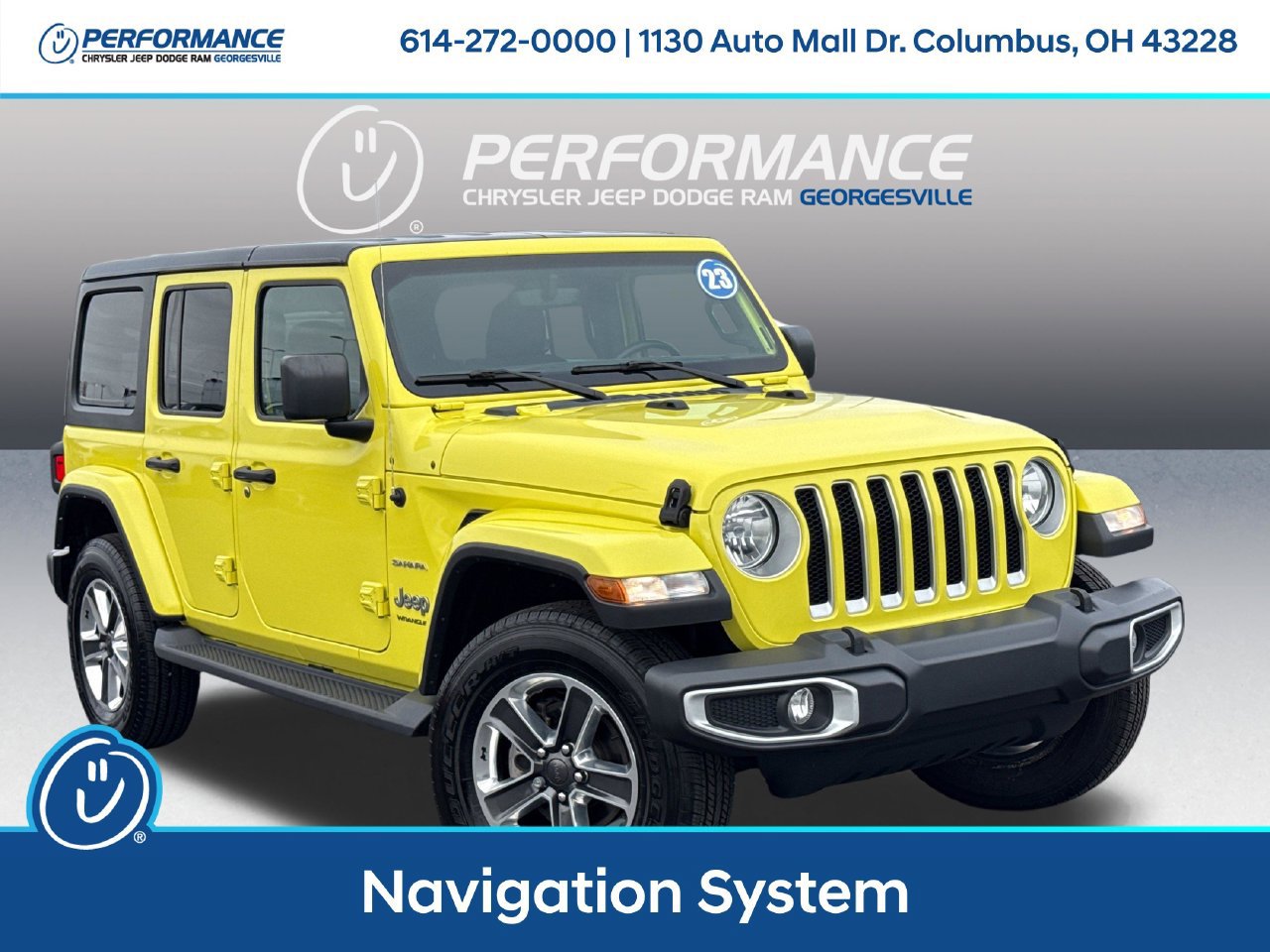 Used 2023 Jeep Wrangler Unlimited Sahara w/ Cold Weather Group