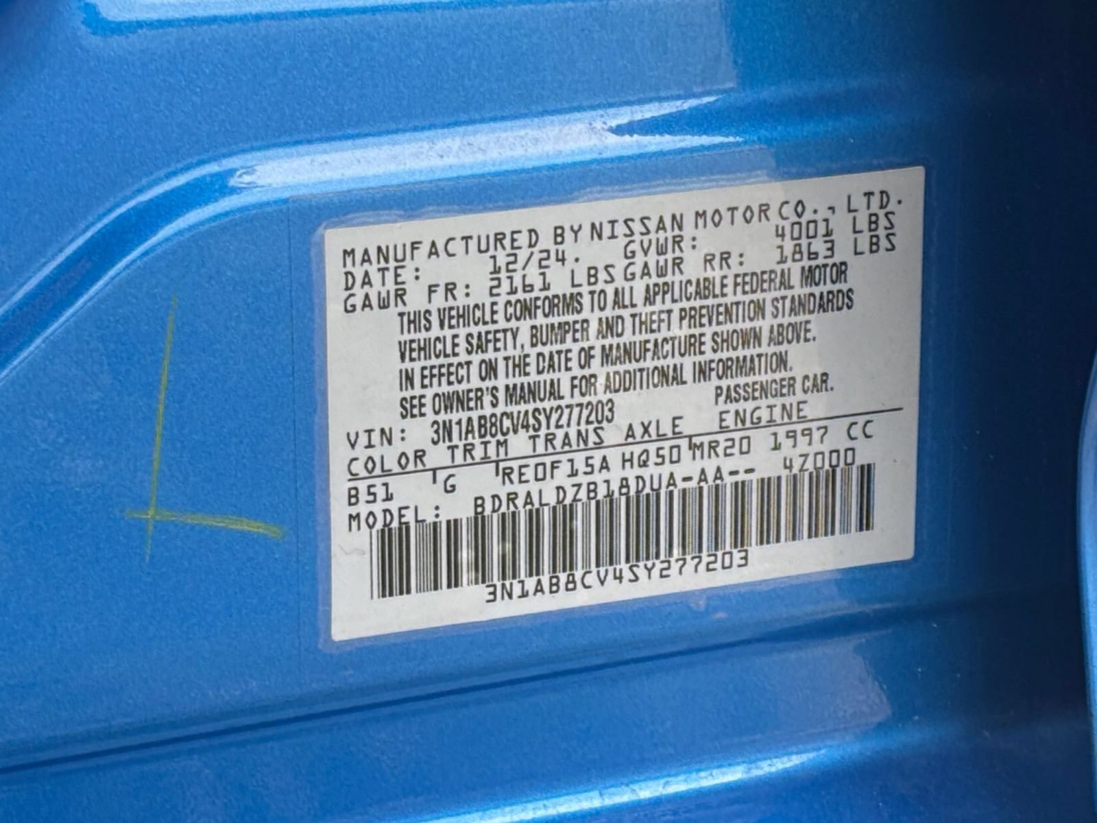Used 2025 Nissan Sentra SV FWD image 28
