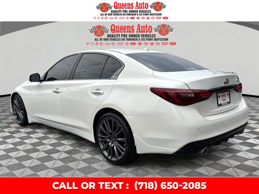 Used 2021 INFINITI Q50 Red Sport 400 w/ Cargo Package RWD image 4