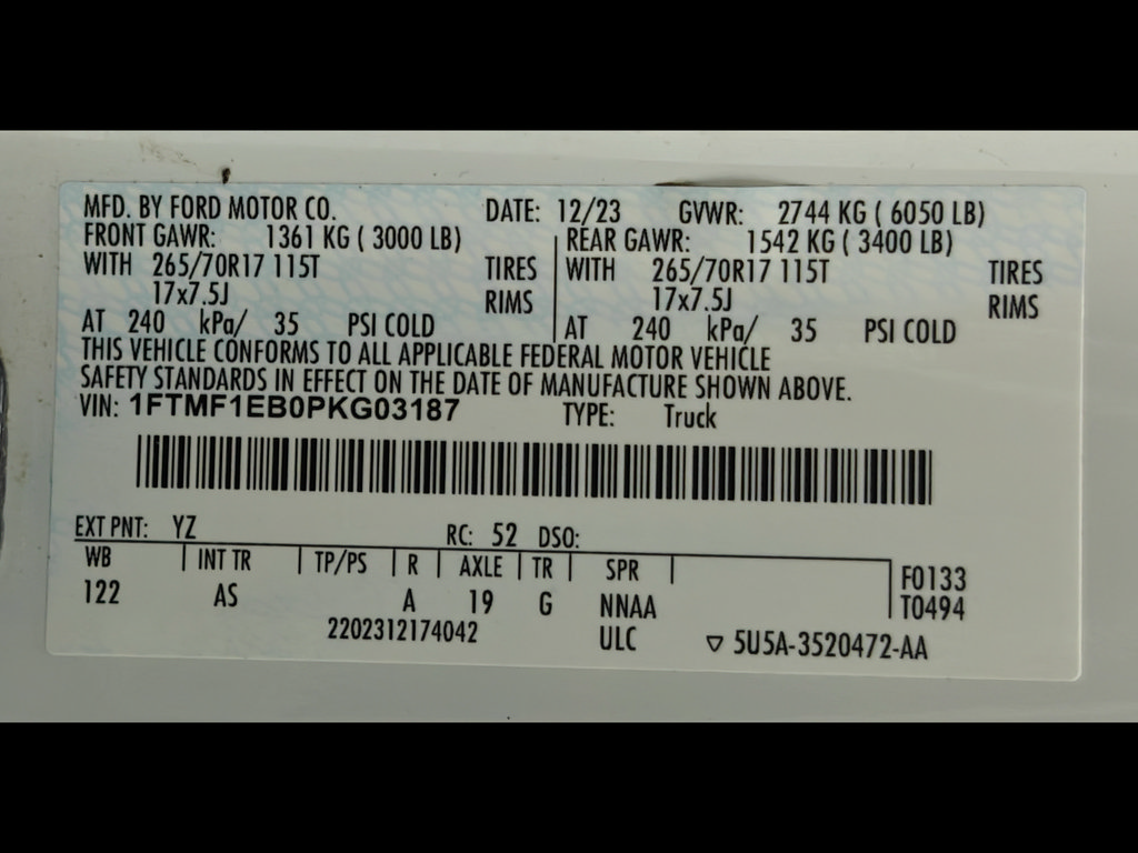 Used 2023 Ford F150 XL AWD/4WD image 50