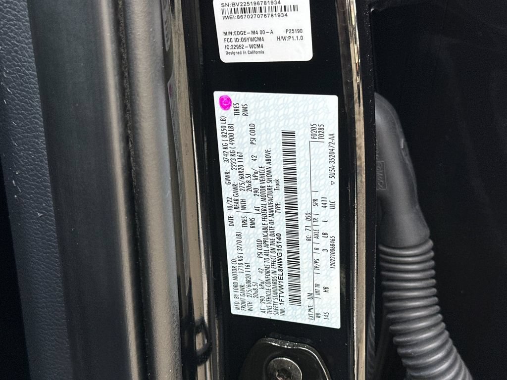 Used 2022 Ford F150 Lightning Lariat AWD/4WD image 27