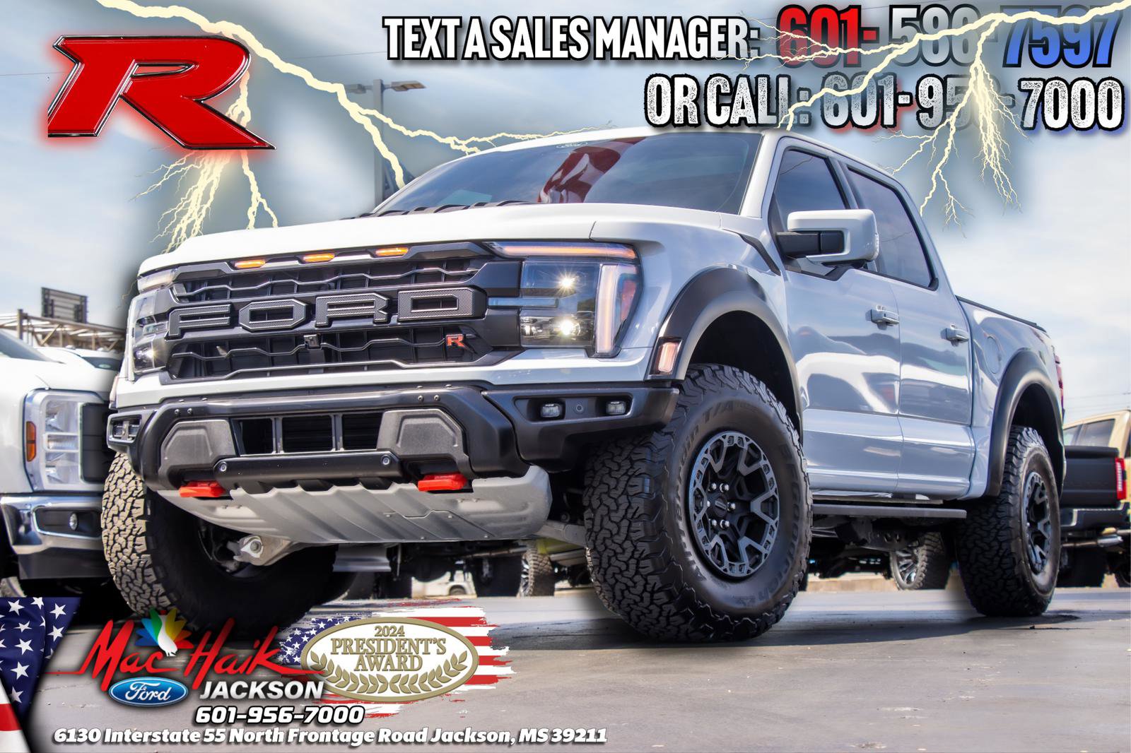 Certified 2025 Ford F150 Raptor w/ Equipment Group 803A Raptor R image 1