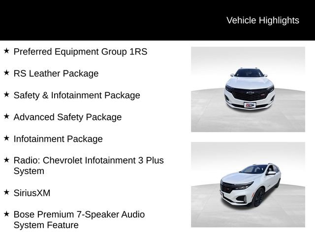 Certified 2024 Chevrolet Equinox RS w/ RS Leather Package AWD/4WD image 13