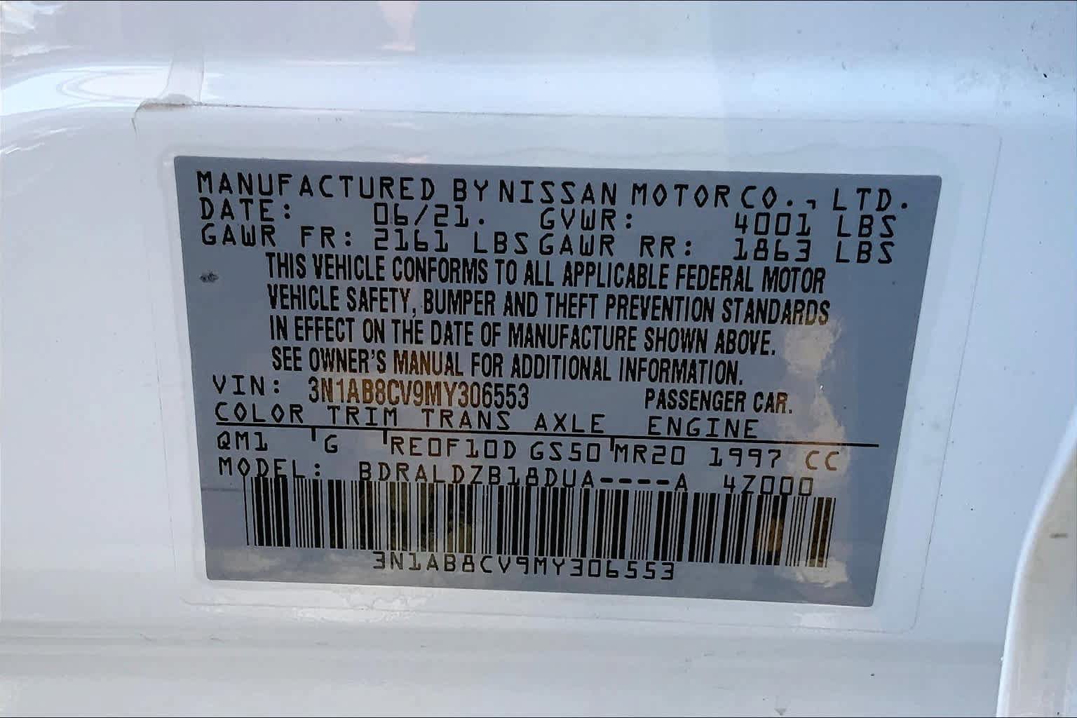 Used 2021 Nissan Sentra SV FWD image 37
